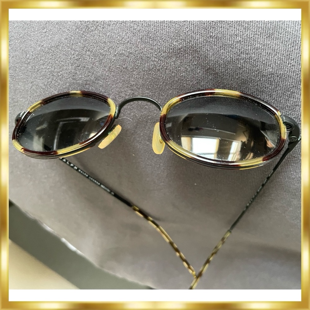 Ralph Lauren Tiny Oval Dark Tortoise Sunglasses - Picture 4 of 9